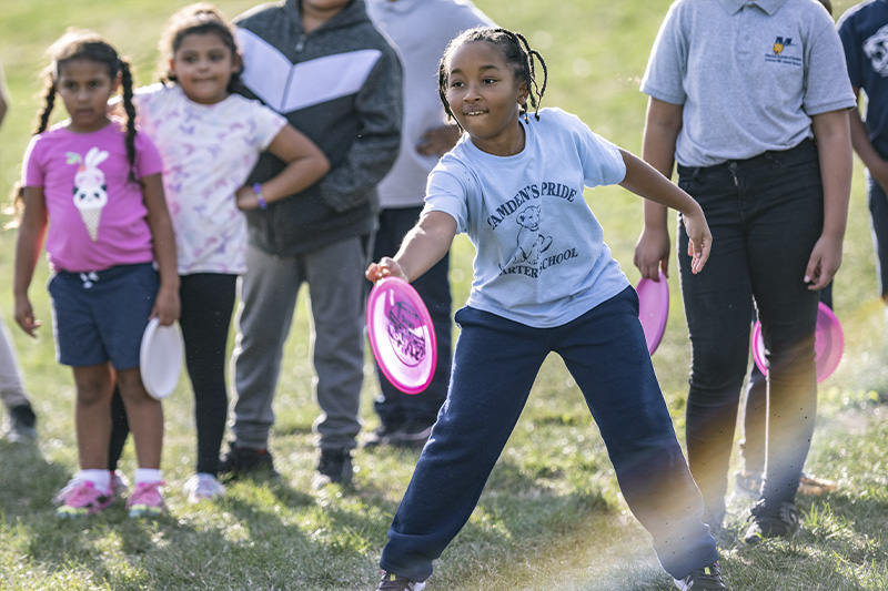 A child's first disc golf disc